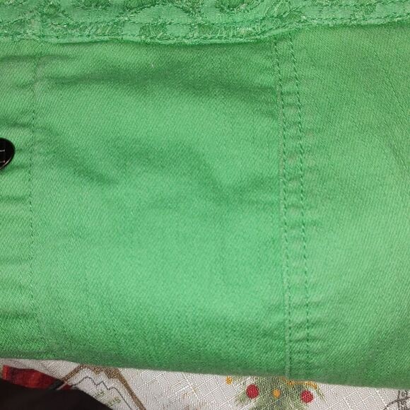 Liz Claiborne New York  light green denim jacket Sz 22W - Picture 7 of 7